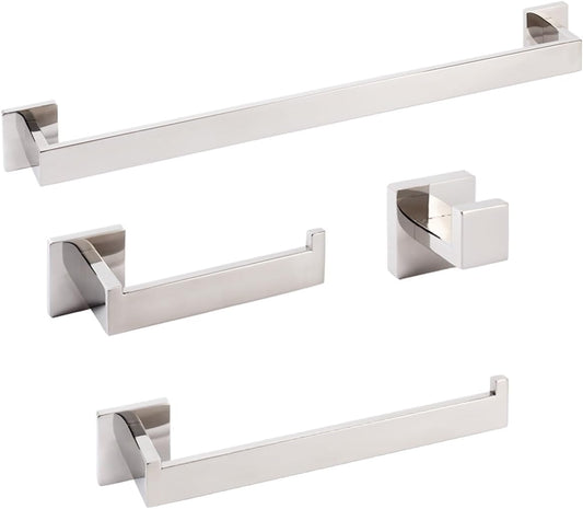 Premium Stainless Steel Bathroom Accessory Kit